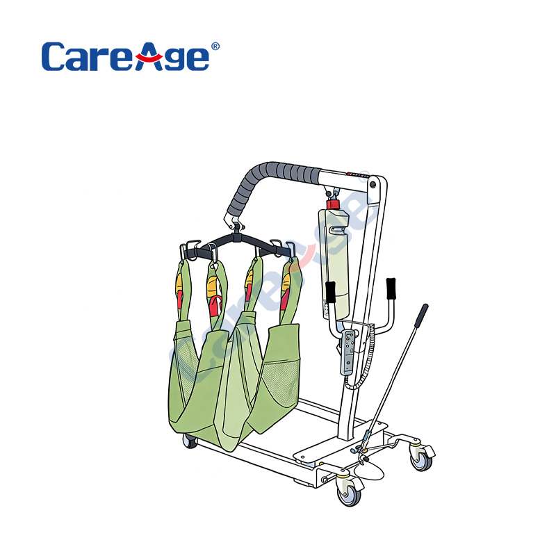 Elevador elétrico portátil para pacientes