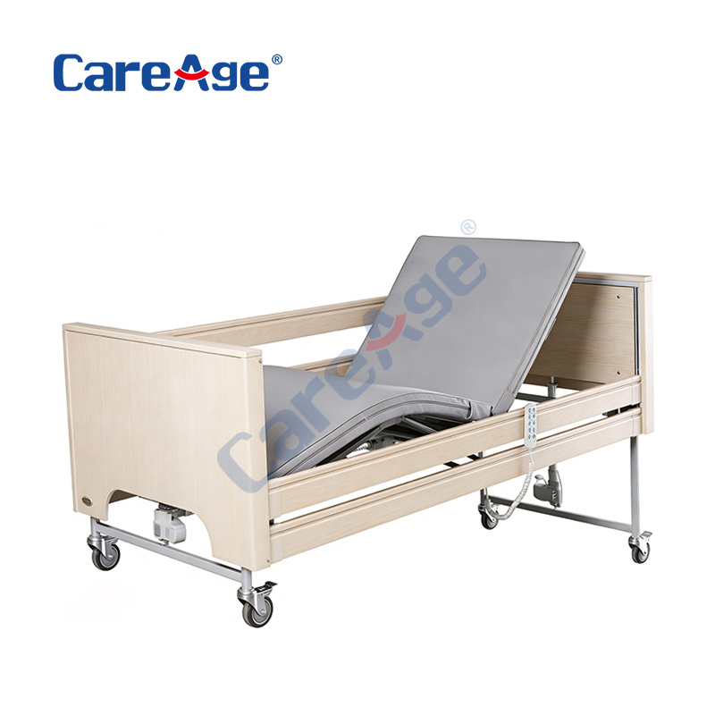 Wooden Ultra-Low Five-Function Nursing Bed 74745