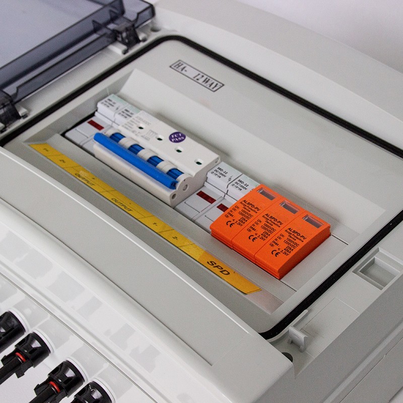 Plastic housing PV combiner box