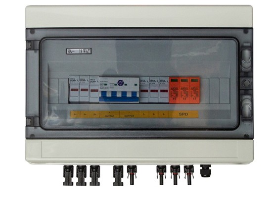 Plastic housing PV combiner box