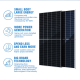 Solar photovoltaic panel