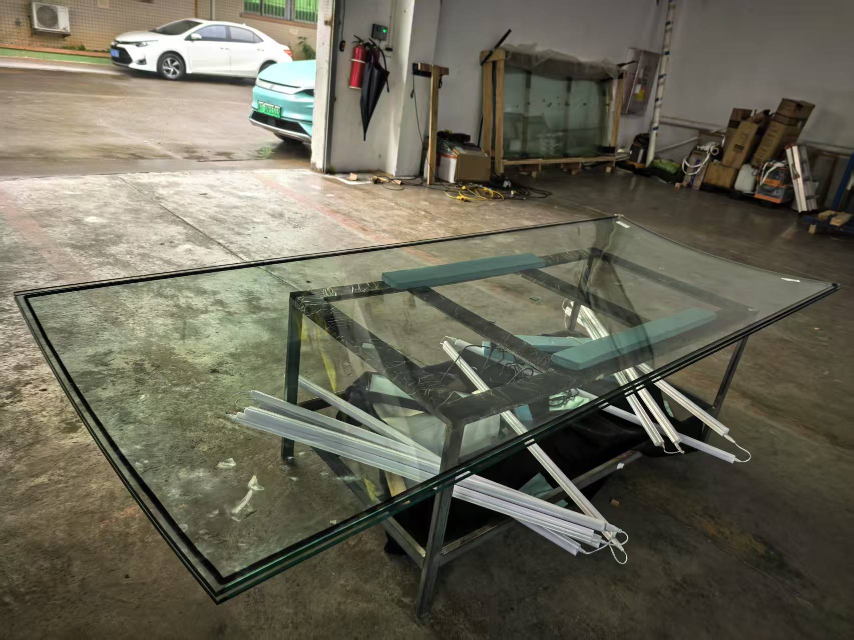 Fire-resistant glass
