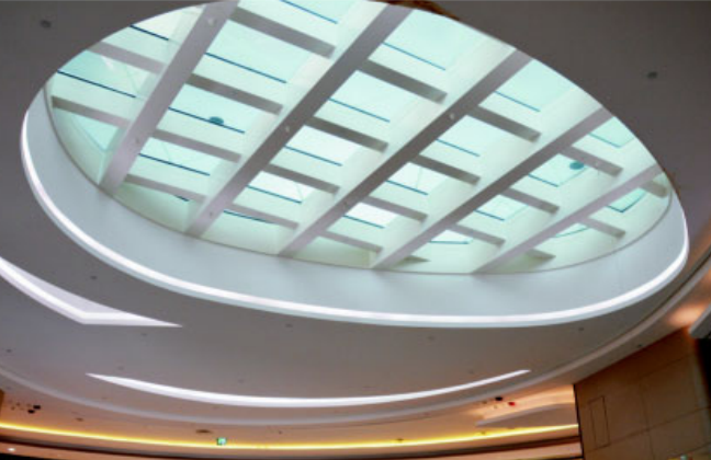 W class fire resistant glass