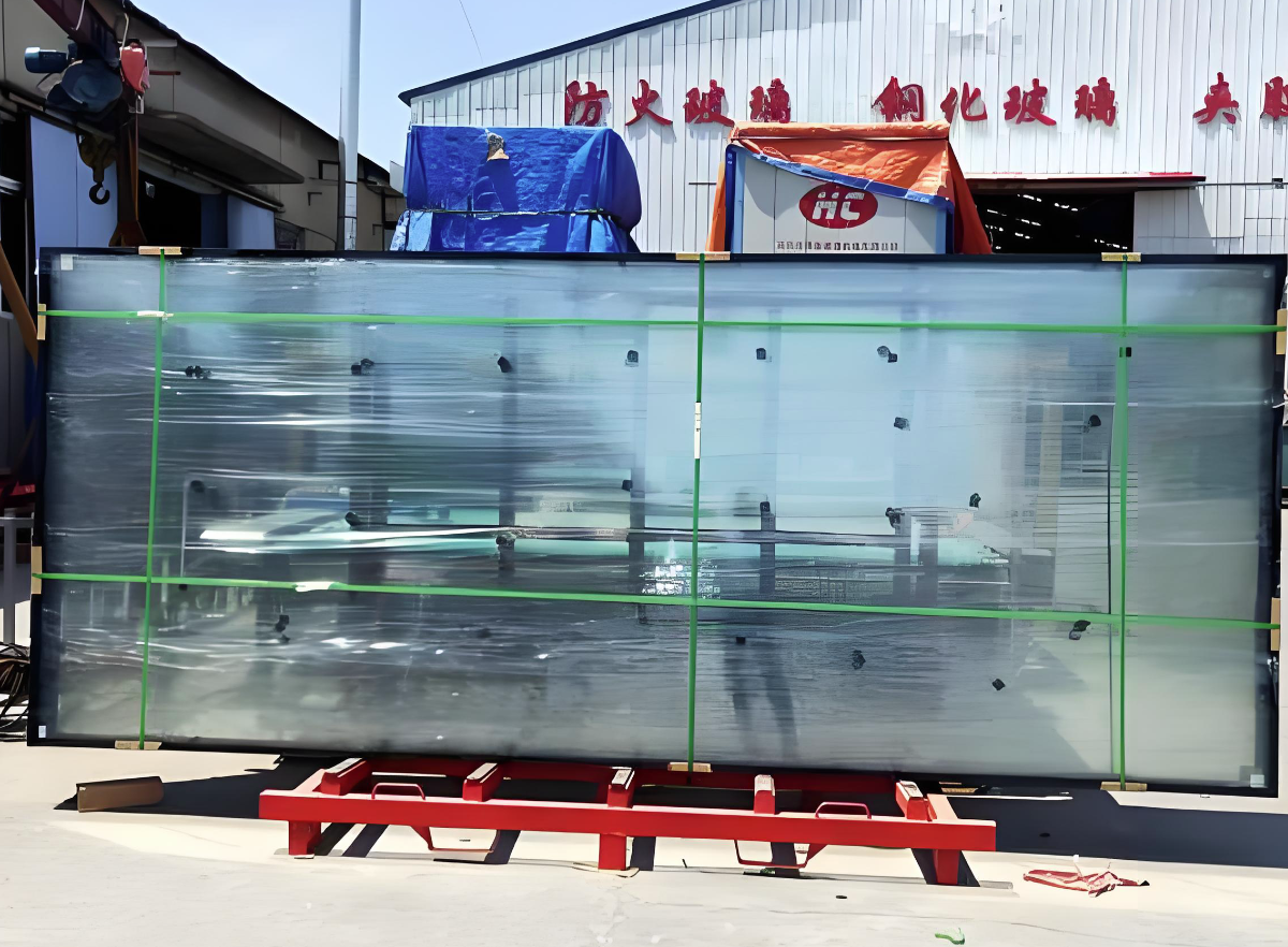 Thermal insulating glass for buildings