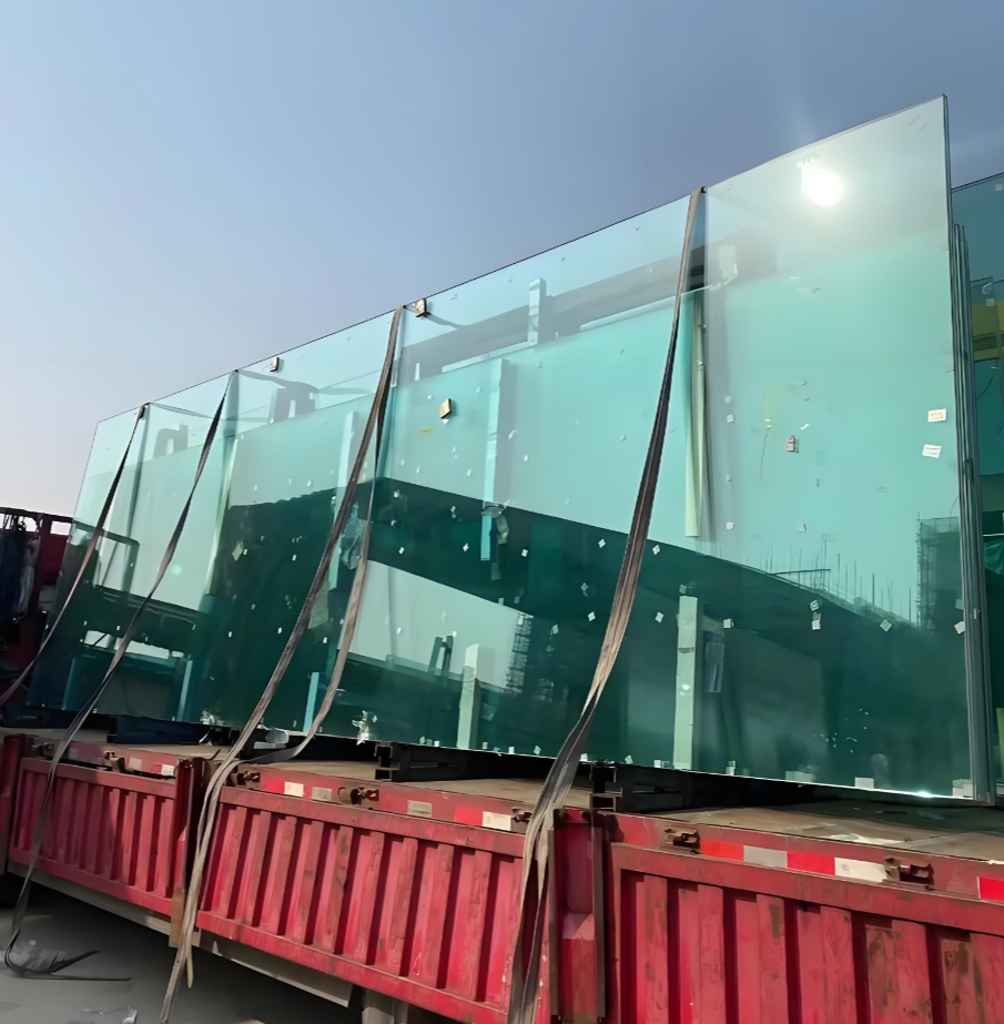 Oversized fire-resistant glass