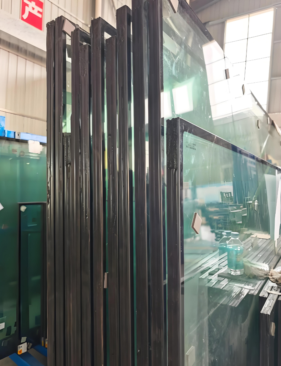 Large-scale fire-rated glazing