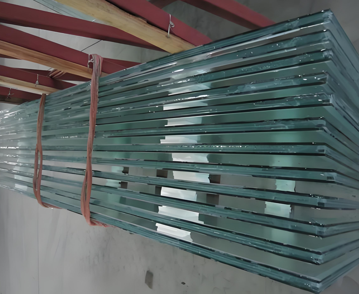 High strength fire resistant glass