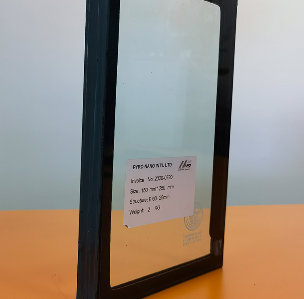 fire resistant glass partition