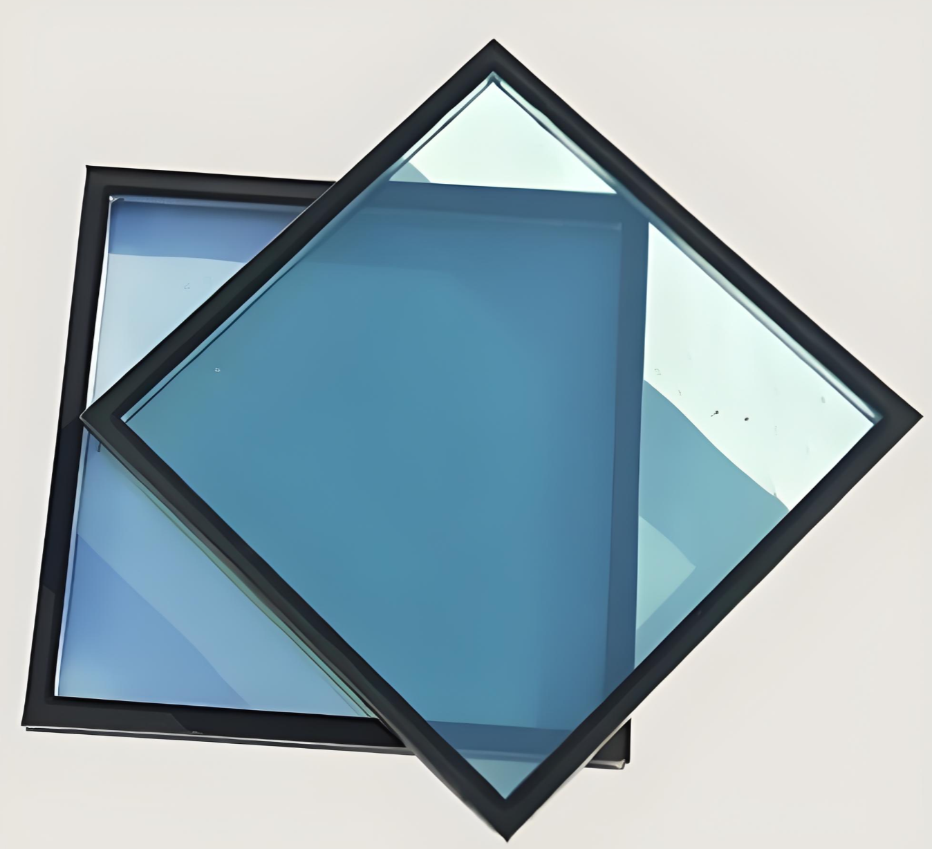 frameless fire resistant glass