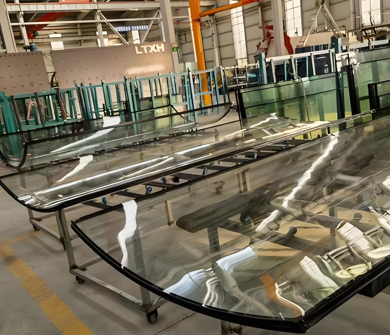 transparent fire barrier