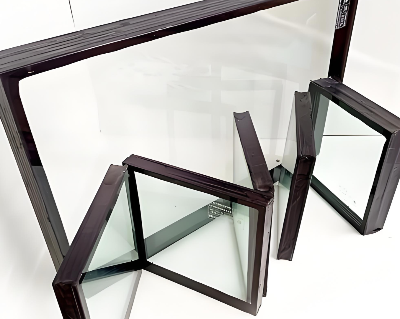 Lightweight fire-resistant glass