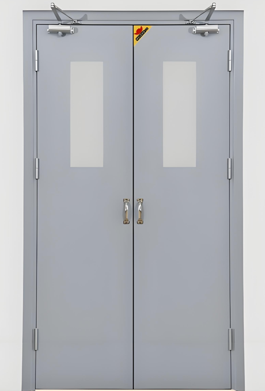 Fire door with side panel Fire door with side panel