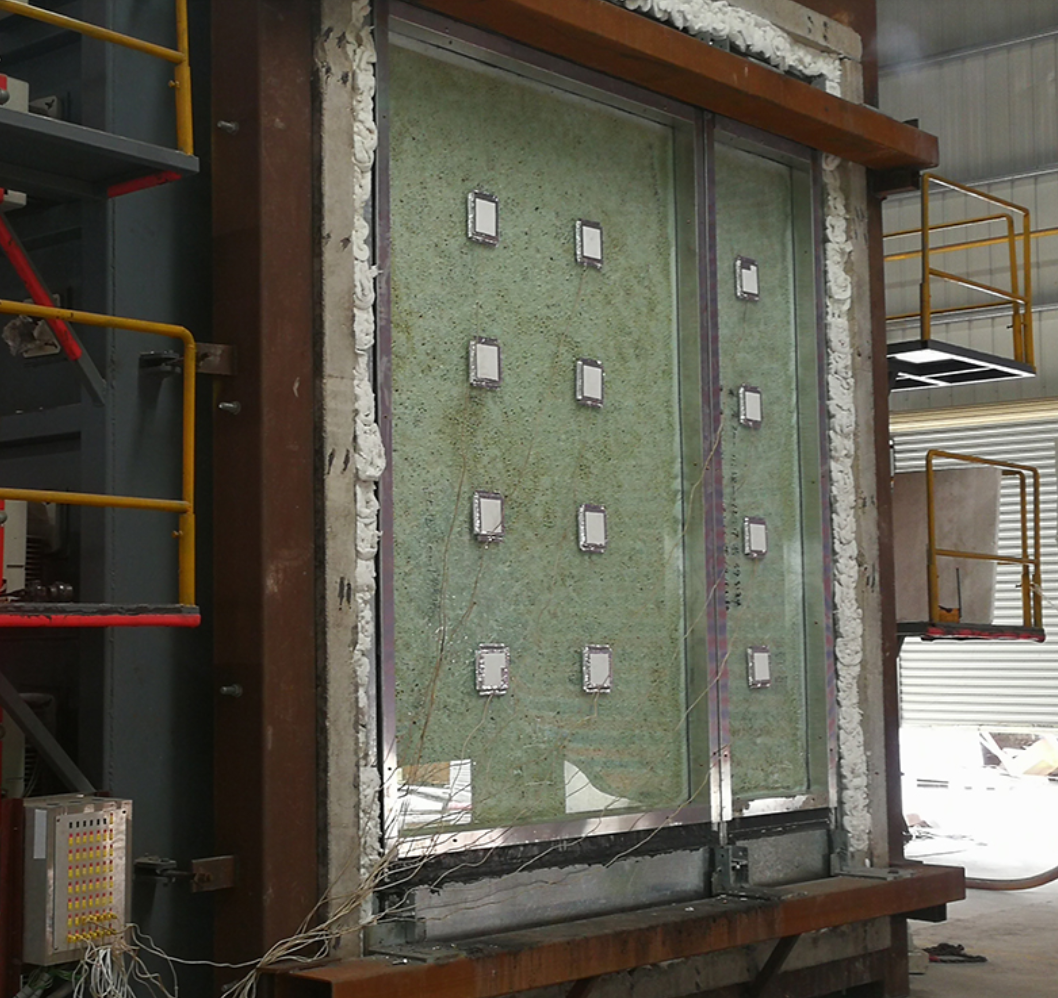 Oversized fire glass panels