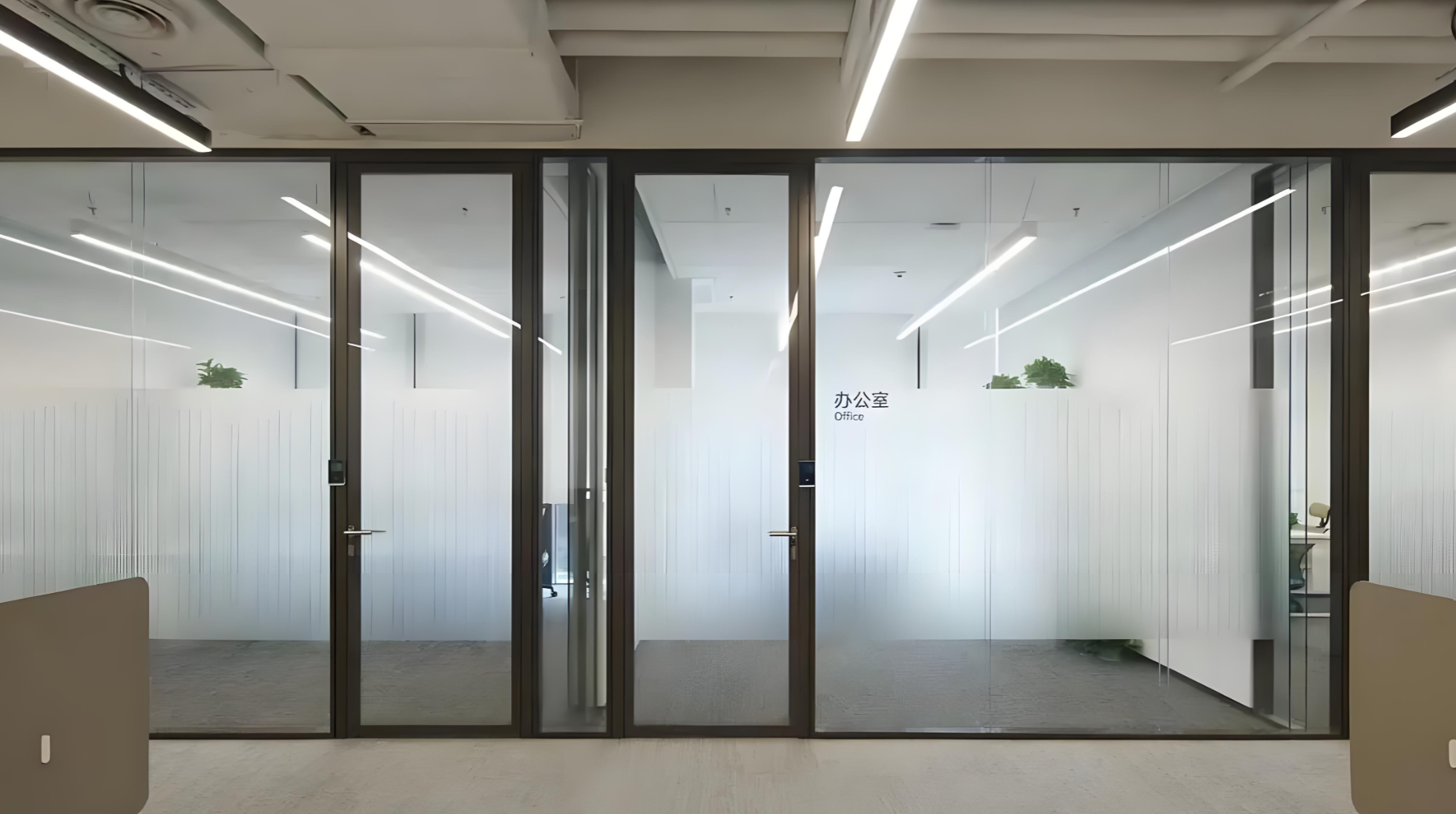 large-format fire-resistant glass