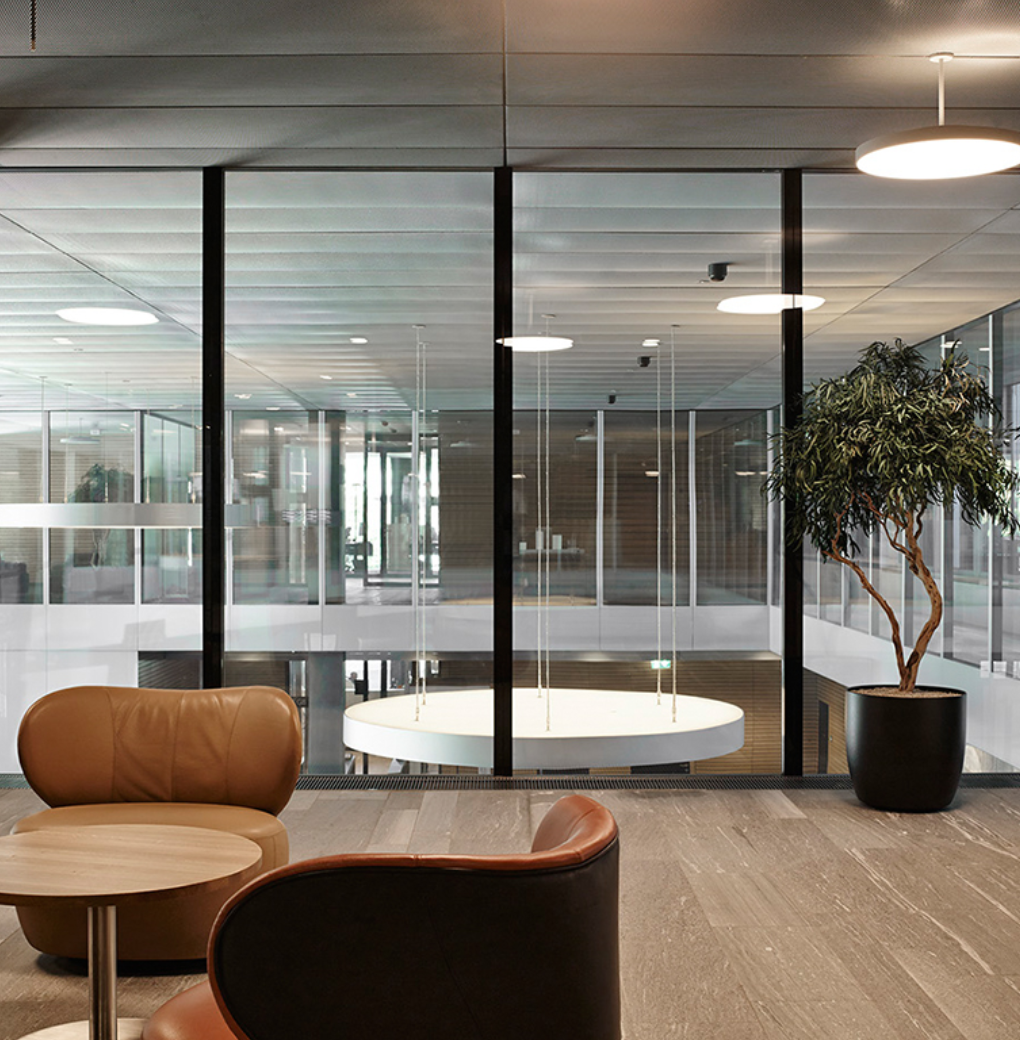 acoustic fire-rated glass partition