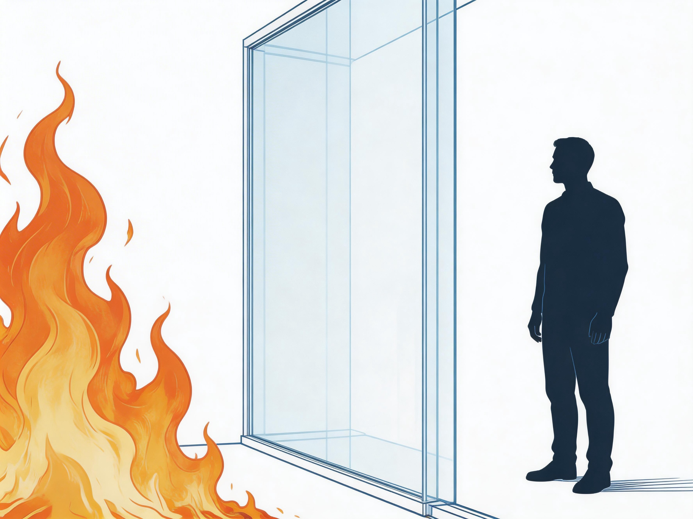 Fire rated glass partition