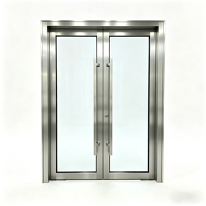 Double Fire Rated Glass Door | EI60 Fire Resistant Glass Door System