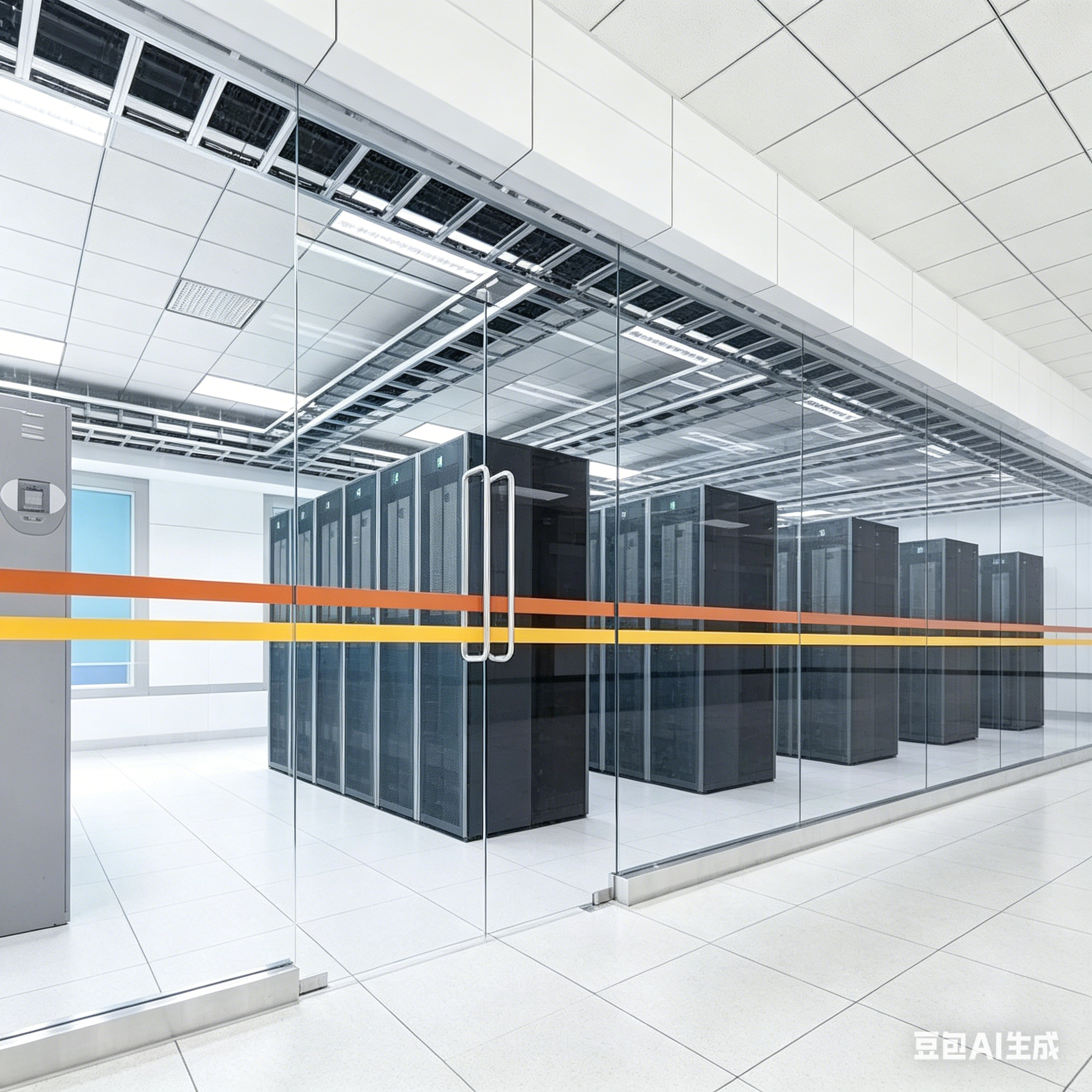Fire-resistant door for the data center