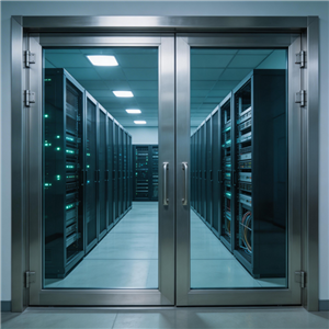 Fire-resistant door for the data center