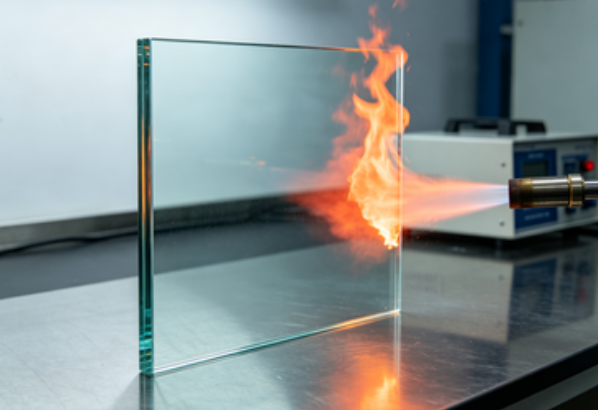 Fire Glass Transparent Communication