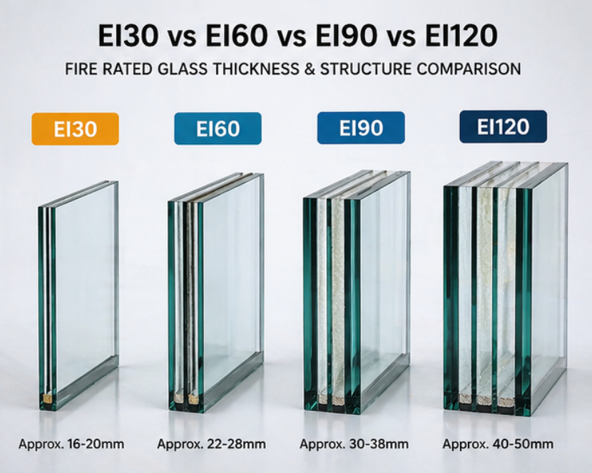60 minute fire rated glass​