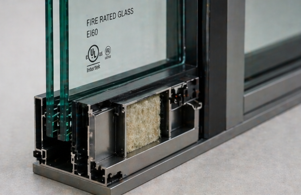 tempered fire rated glass