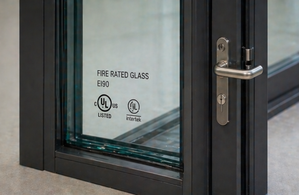 90 minute fire rated glass