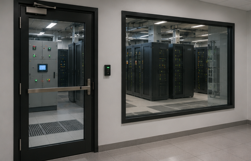 ata center safety area fire rated glazing​