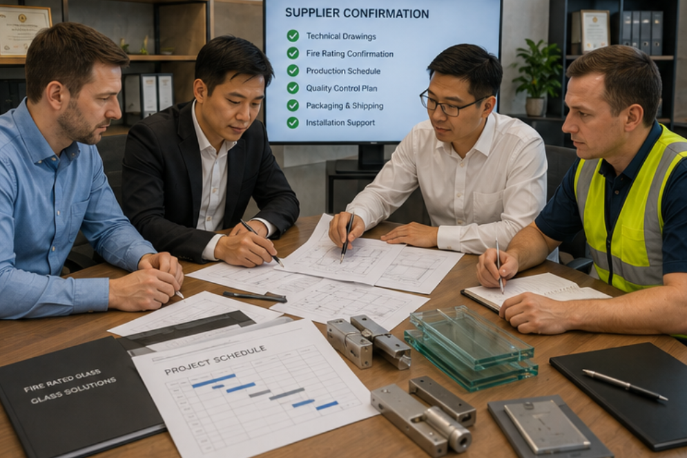 how to reduce procurement risk when buying fire rated glass from China​