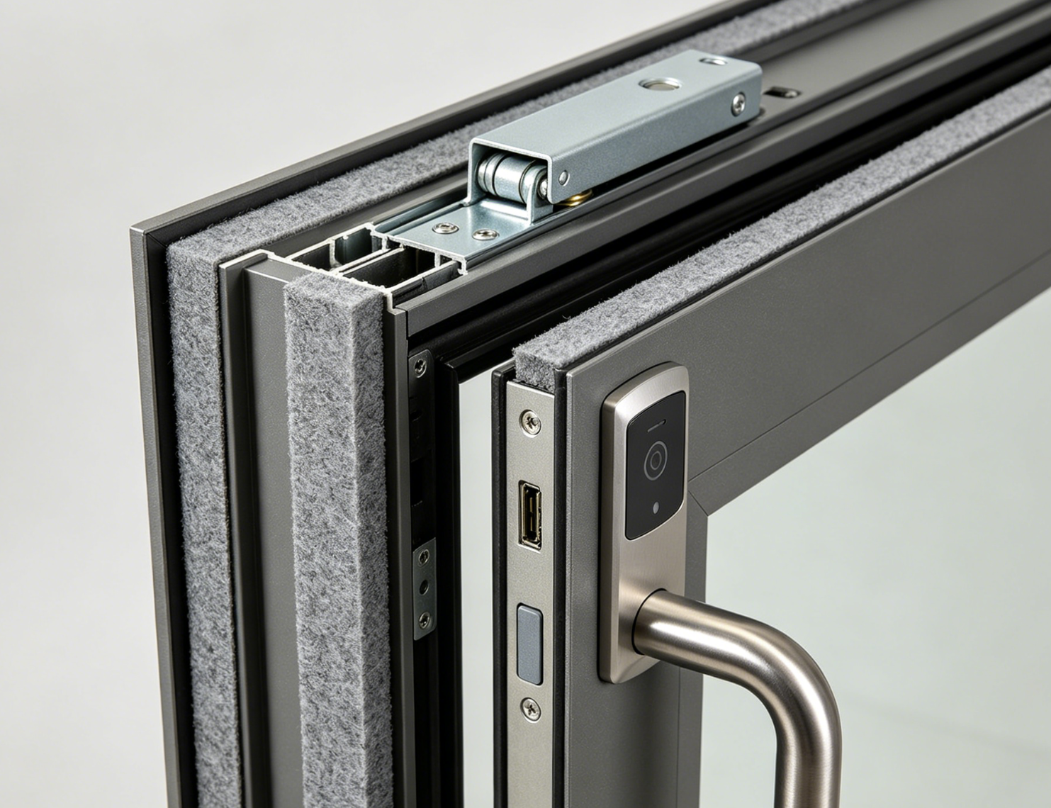 Fire rated glass for commercial building corridors
