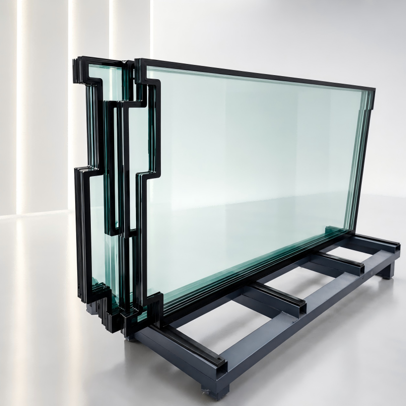 Custom Irregular Shape Fire Resistant Glass Panels for Architectural Glazing