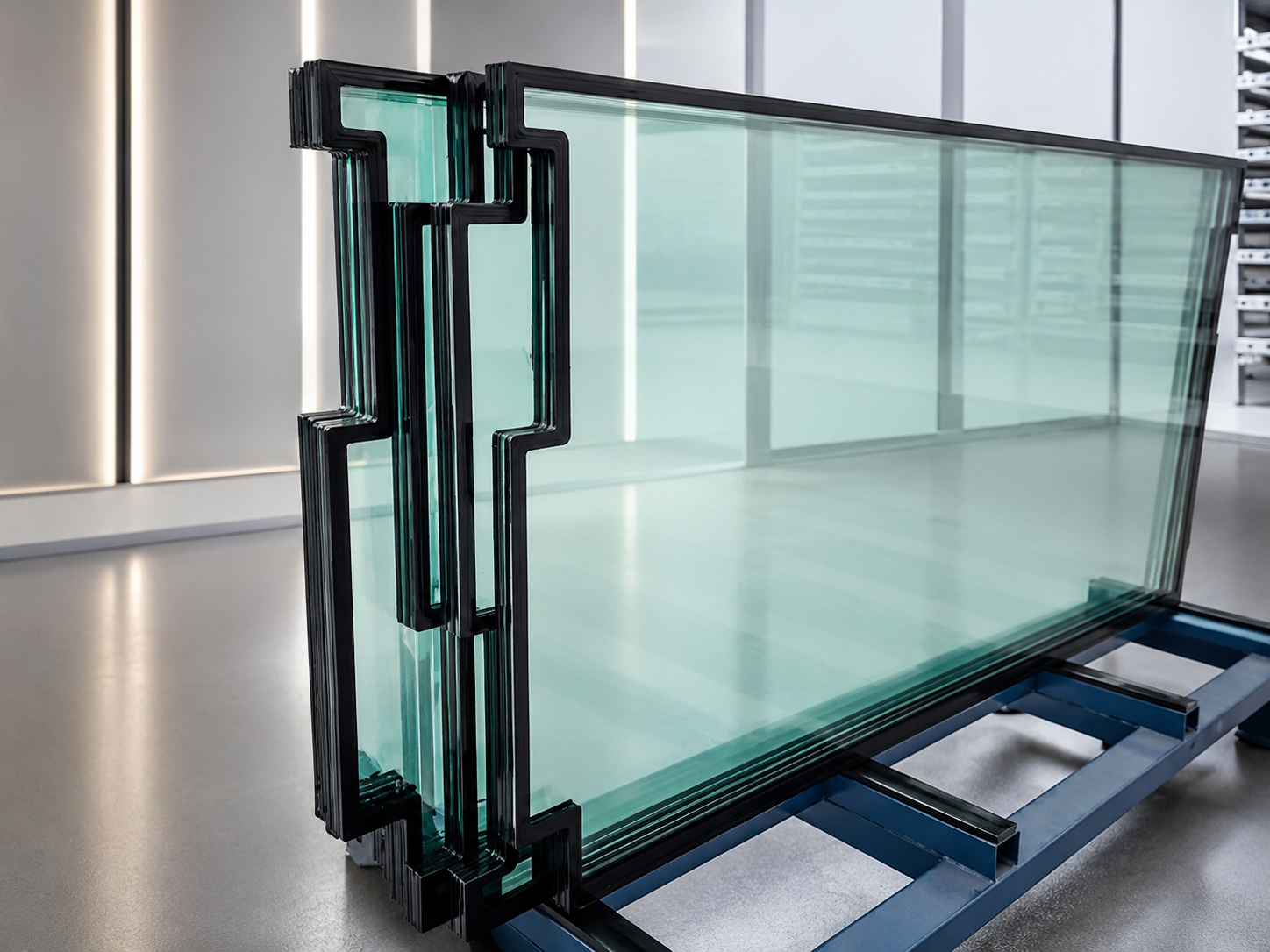 Irregular fire resistant glass Irregular fire resistant glass