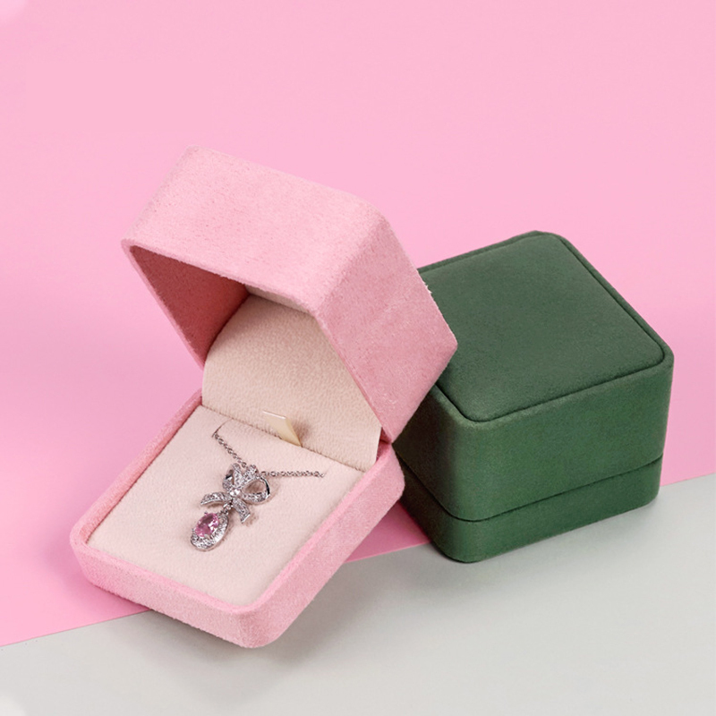 velvet jewellery box large pearl gift packaging box