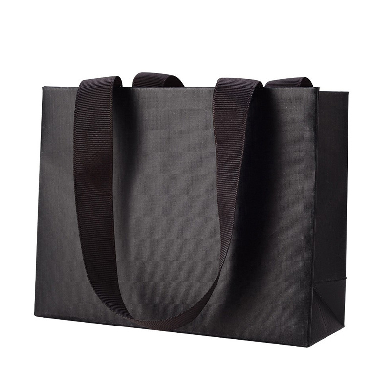 recycled kraft paper shopping bag with buyer's logo