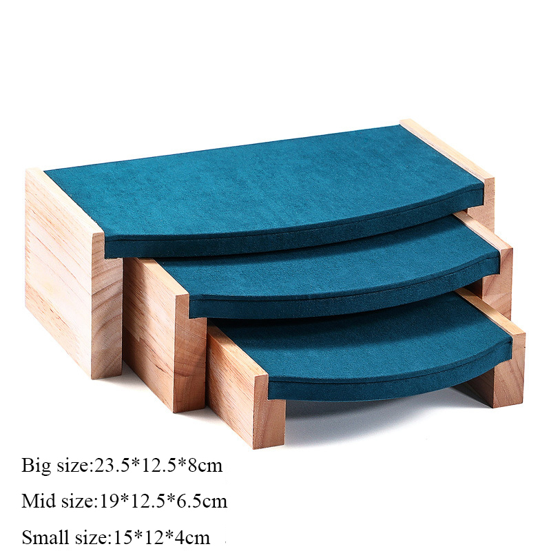 set etalase perhiasan susun organizer tempat perhiasan kayu