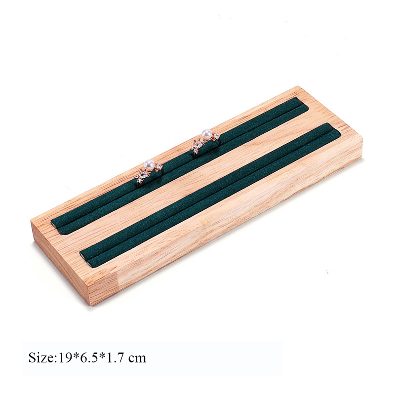 luxury wood couple ring display jewellery stand jewelry holder