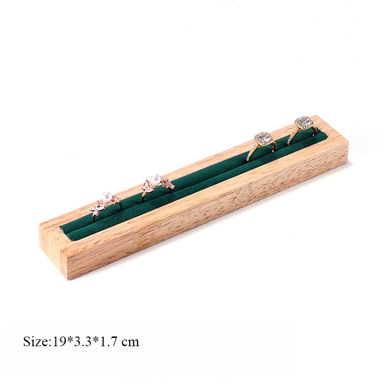 luxury wood couple ring display jewellery stand jewelry holder