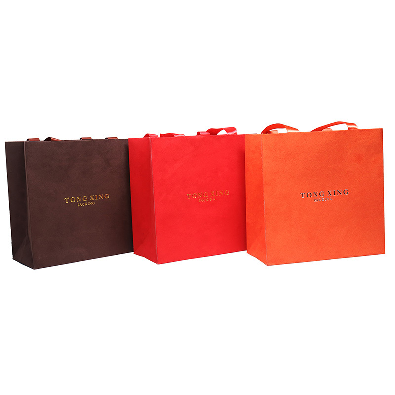 jewelry shopping gift promotional art paper packaging tote bags