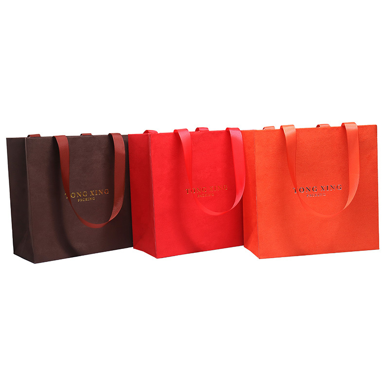 jewelry shopping gift promotional art paper packaging tote bags