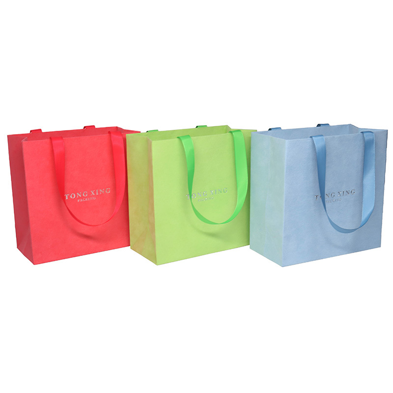 luxury jewelry clothing packaging gift shopping paper bags with logo