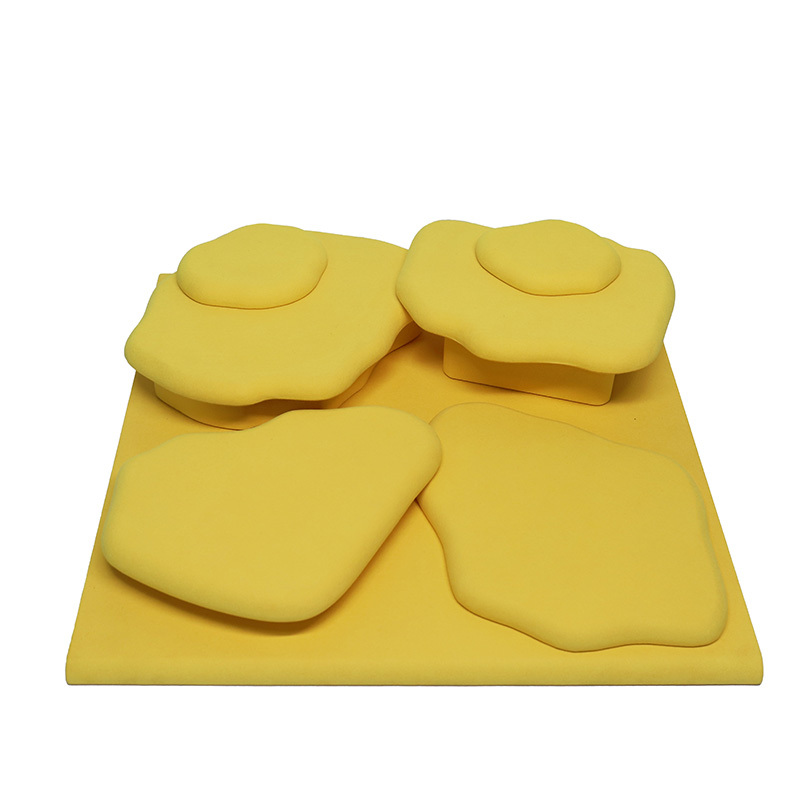 microfiber jewellery shop display prop for pendant ring bracelet