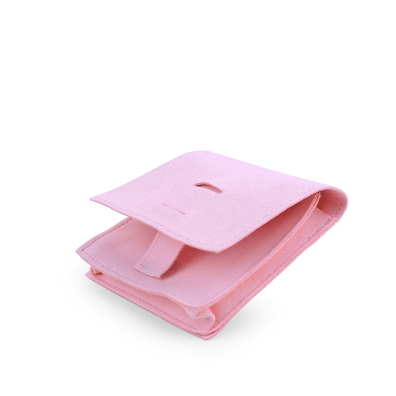 lightweight foldable jewelry pouch with snap lock