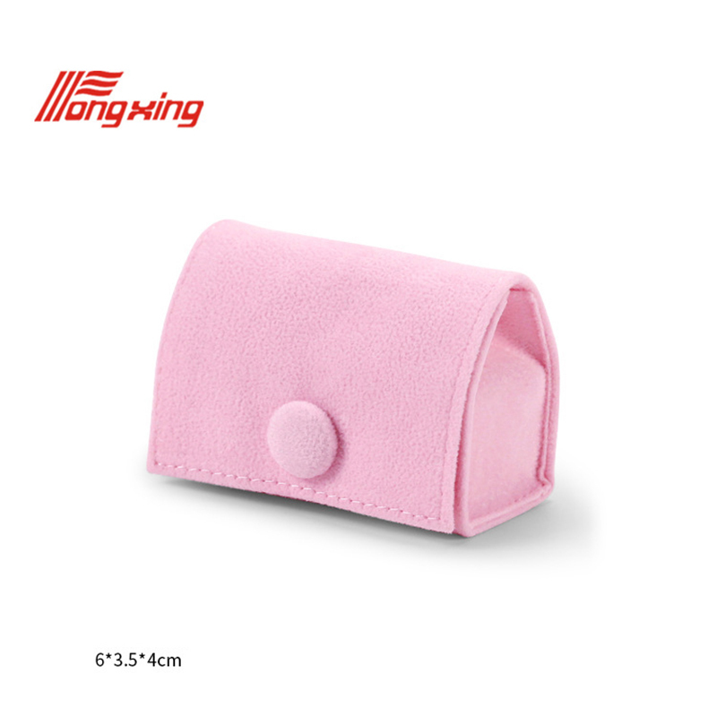 travelling portable jewelry storage case velvet jewellery pocket travel ring pouches