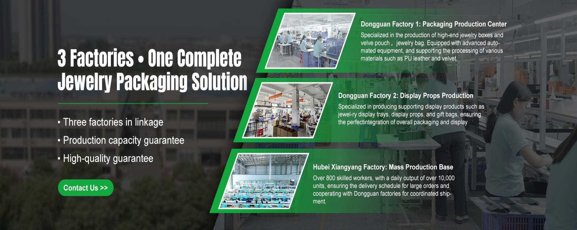 3 Factories Supporting Full OEM/ODM Services