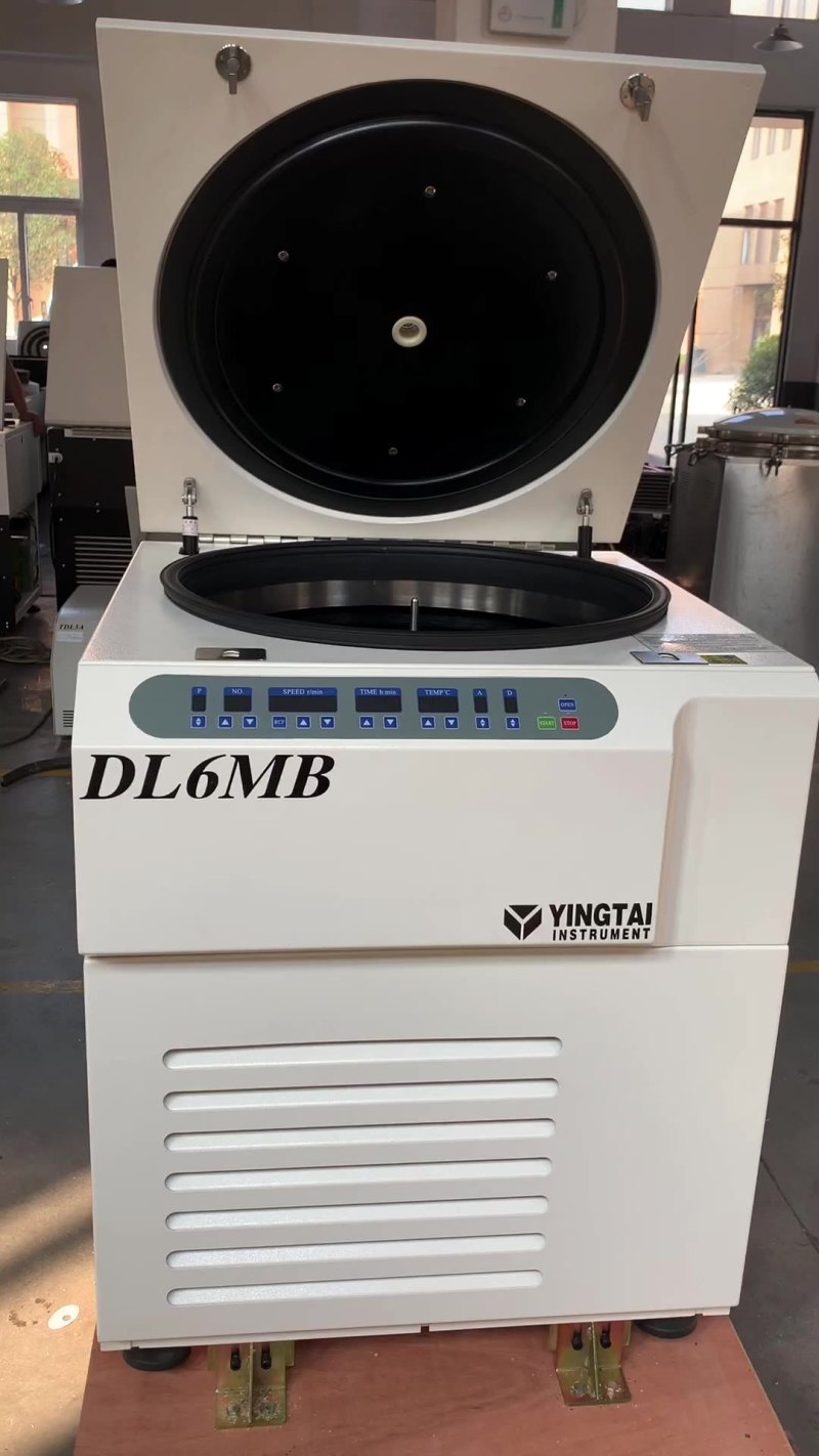 Blood bank centrifuge for 6 triple blood bag capacity 250ml, 500ml