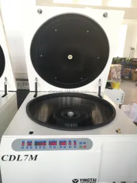 Large capacity Blood bank refrigerated centrifuge for 12 triple blood bag