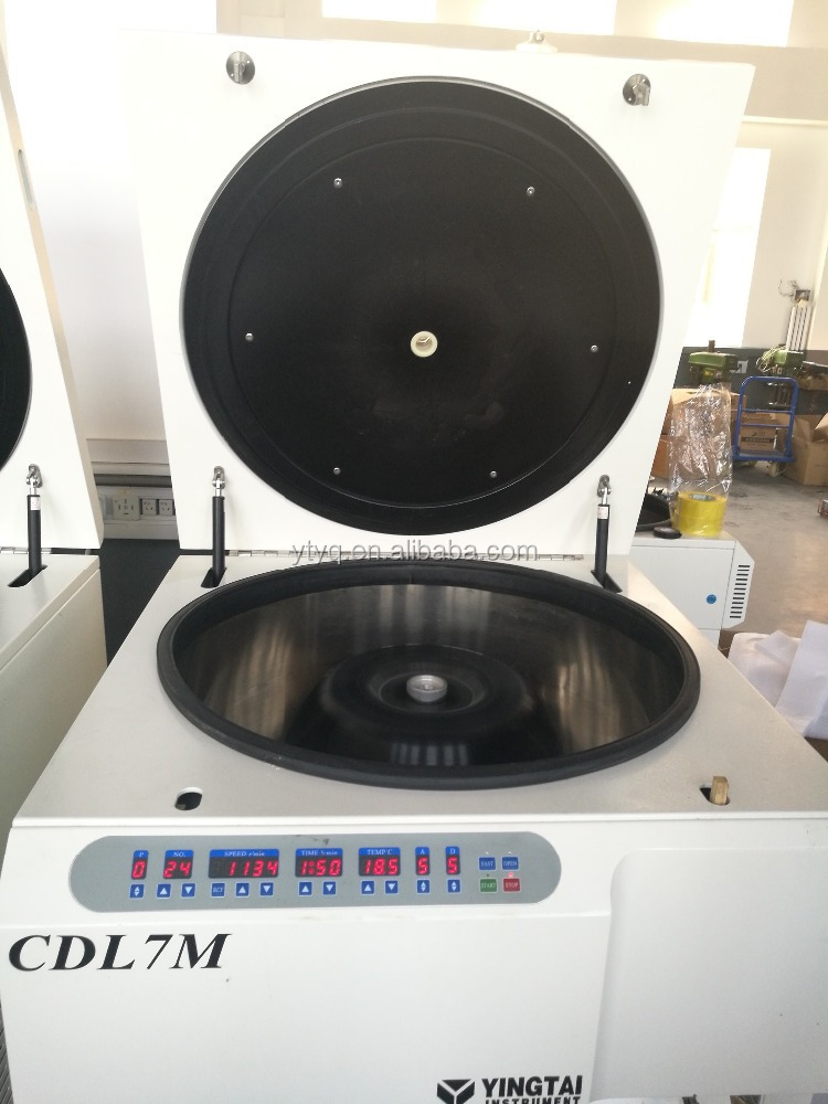 Large capacity Blood bank refrigerated centrifuge for 12 triple blood bag