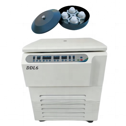 4L Large Capacity 6000 RPM Refrigerated Centrifuge Plasma