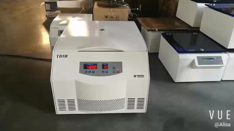 Low Speed large capacity swing bucket 4x800ml 5000 rpm lab centrifuge for lab and medical use