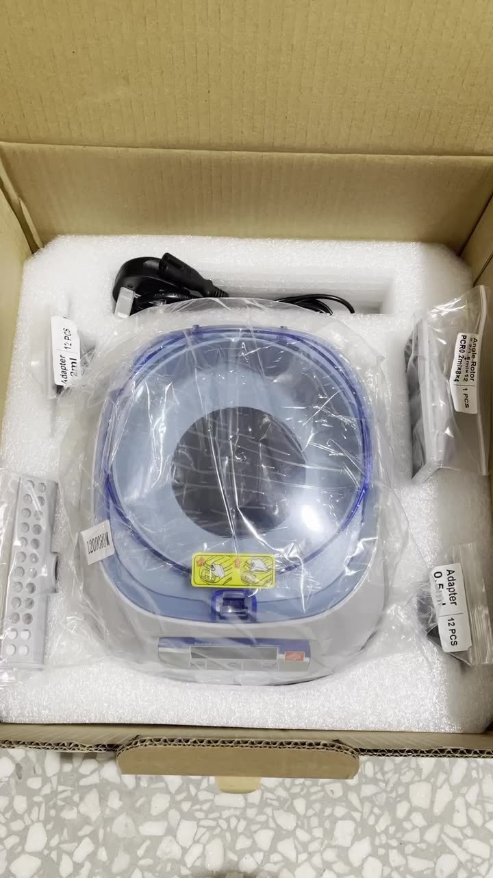 Lab Mini High Speed Micro Centrifuge 500-12000rpm LCD Display Mini Centrifuga